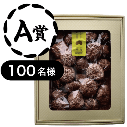 A賞 原木乾椎茸（どんこ）